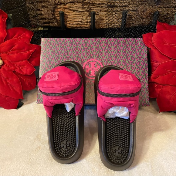 TORY BURCH POCKET SPORT SLIDE NYLON - Picture 3 of 8